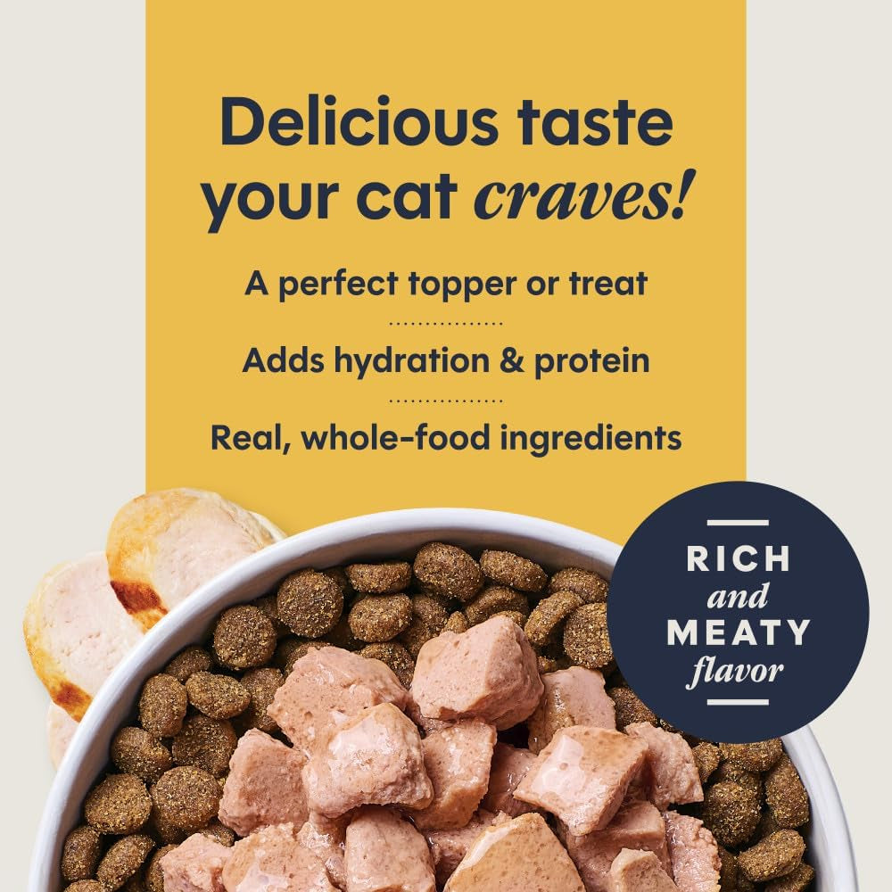 Healthy Cravings Grain Free Real Chicken Recipe Natural Wet Cat Food Topper by Nature'S Variety, 3 Ounce (Pack of 24)